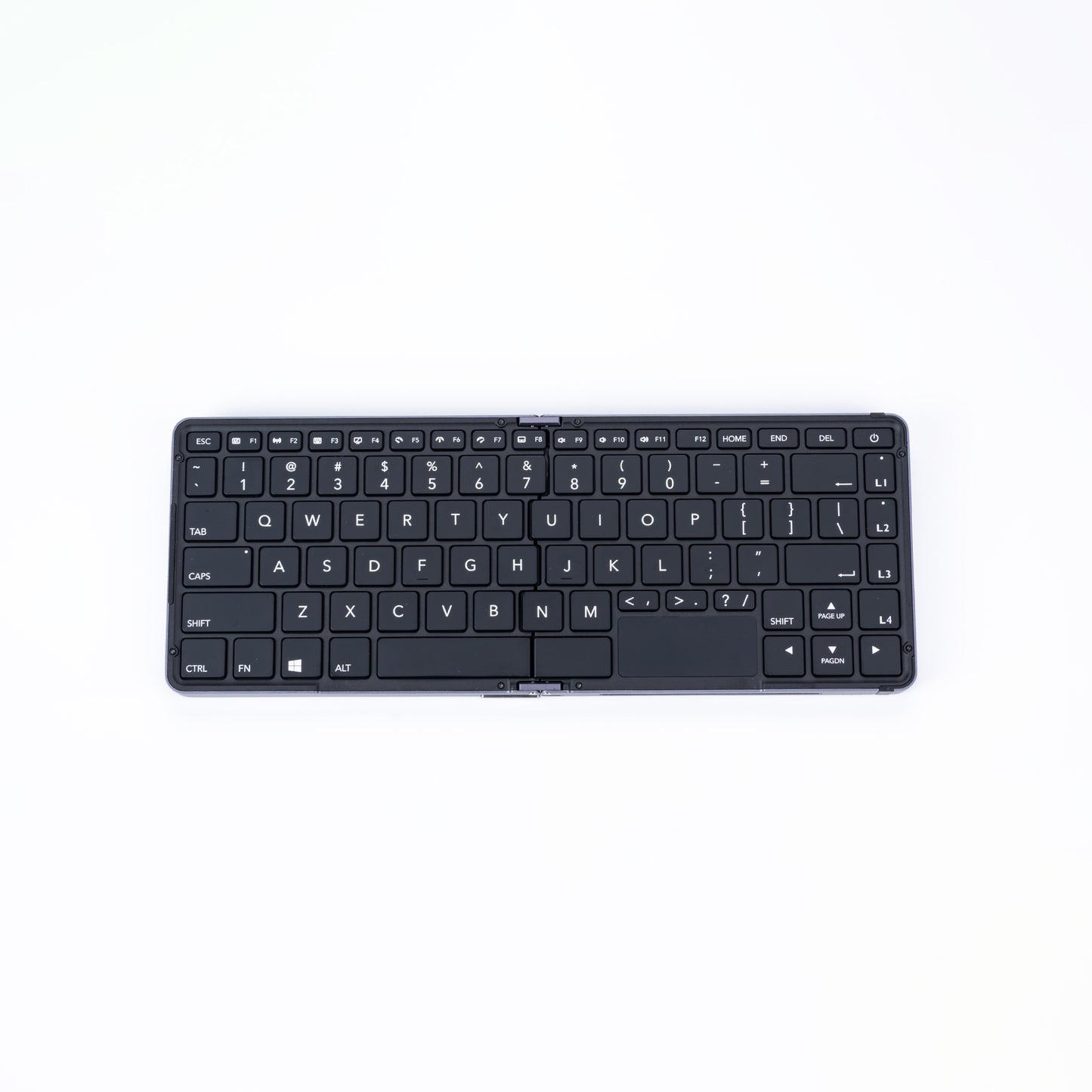 Foldable All-in-One Keyboard Mini Host Integrated Machine, Portable Pocket Mini PC Keyboard Combo, Windows Small Computer for Office Travel Business Trip